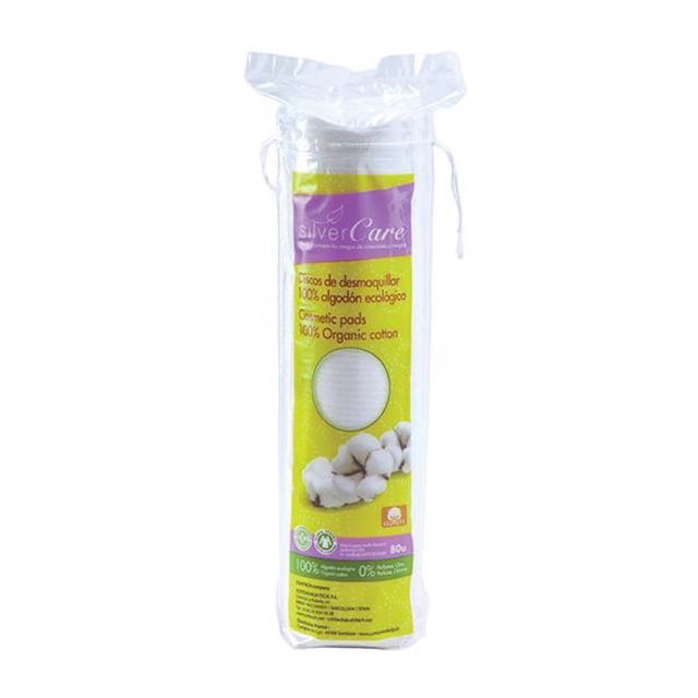 BÔNG TẨY TRANG ORGANIC SILVER CARE (80 PCS)