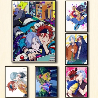 Bộ 50 Áp Phích Dán Tường Hình Anime SK8 The Infinity Whitepaper Cỡ A3