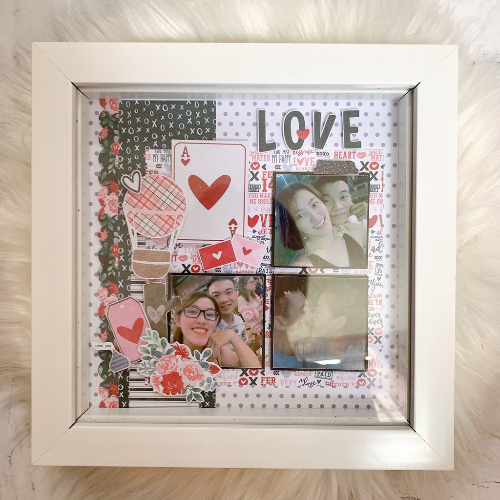 Khung ảnh Nổi 3D Scrapframe - Love