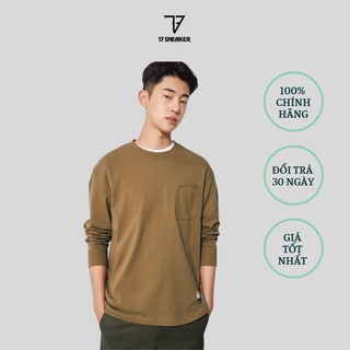 Áo thun dài tay 8seconds chính hãng hàn quốc màu "nâu"