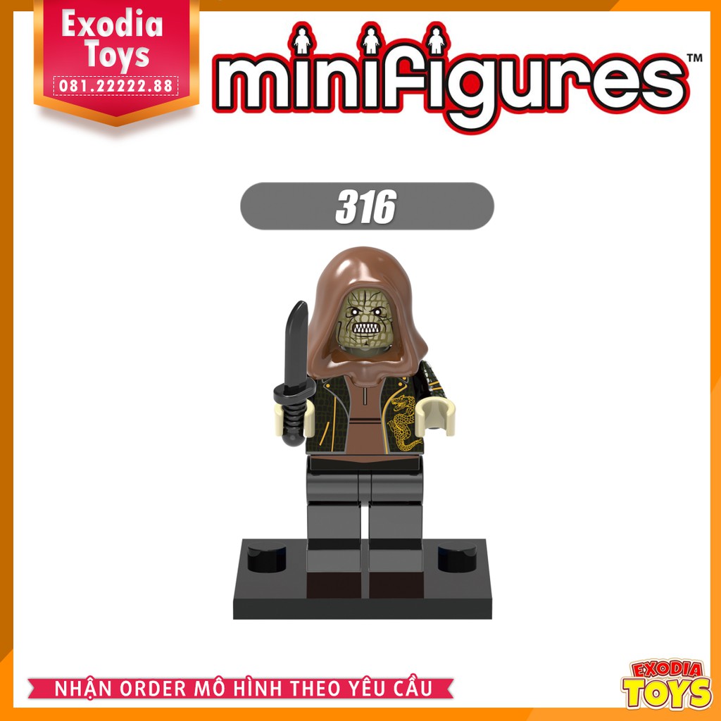 Xếp hình minifigure Biệt Đội Cảm Tử : Suicide Squad - Đồ Chơi Lắp Ghép Sáng Tạo - X0122