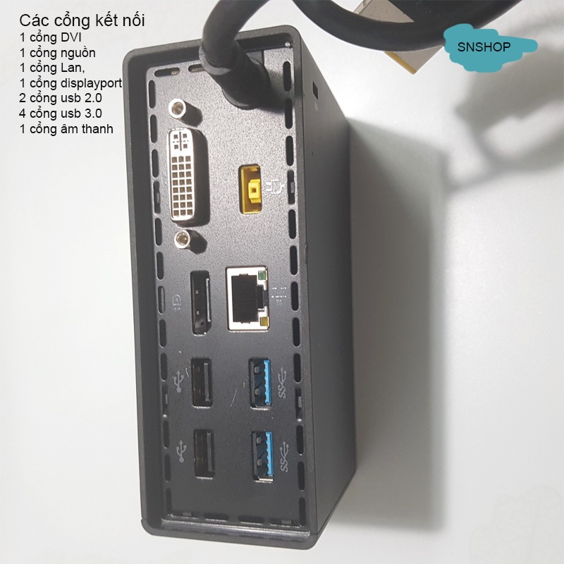 Dock Thinkpad Onelink pro DU9033S1 - Xuất 2 màn hình full HD cho Lenovo Thinkpad X1 Carbon, ultrabook,..