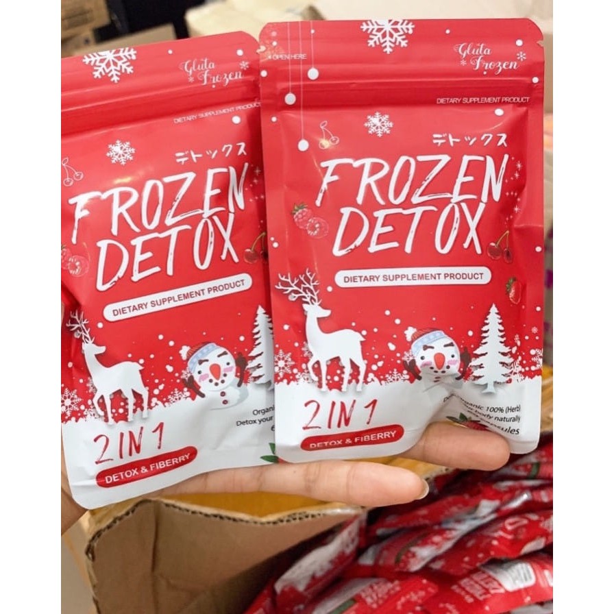 Sản phẩm như trên ảnh ( Viên khử mỡ trái cây Frozen Detox Thái Lan)