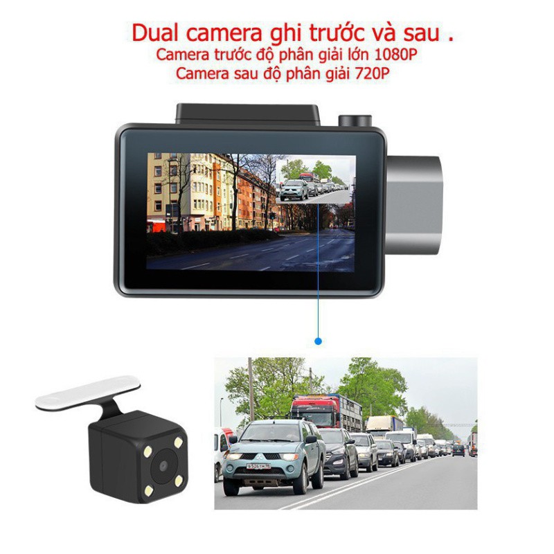 (Xe) camera hành trình ô tô kết nối Wifi 3G GPS xem từ xa truyền hình trực tuyến định vị từ xa