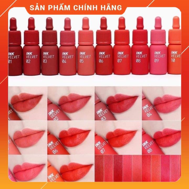 Son Ink Velvet Peripera Mẫu Mới