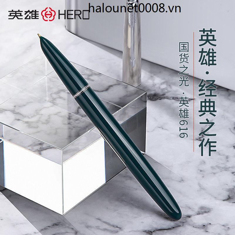 Bút Máy Hero 616 Viết Thư Pháp Đầu Nhọn Màu Tối Phong Cách Retro Cổ Điển