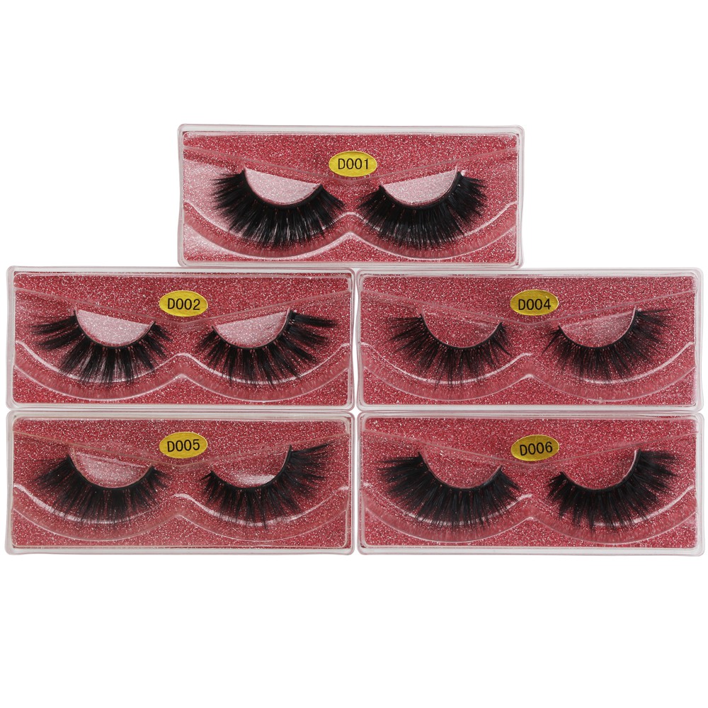 MAGEFY 3D Lông mi giả 1 cặp/Tổng hợp lông mi giả cao cấp/Bộ 1 đôi lông mi giảvà mượt bằng lông chồn  điểm handmade