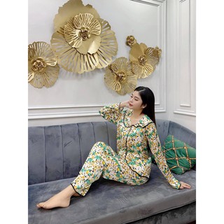 Đồ Bộ Lụa Latin - Satin Lượn Sóng