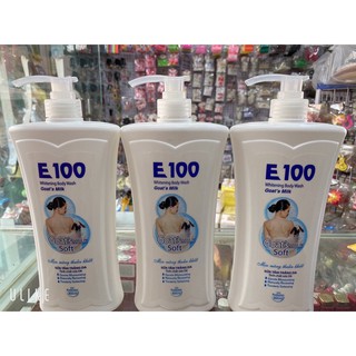 SỮA TẮM TRẮNG DA TINH CHẤT SỮA DÊ E100 (1200ML)