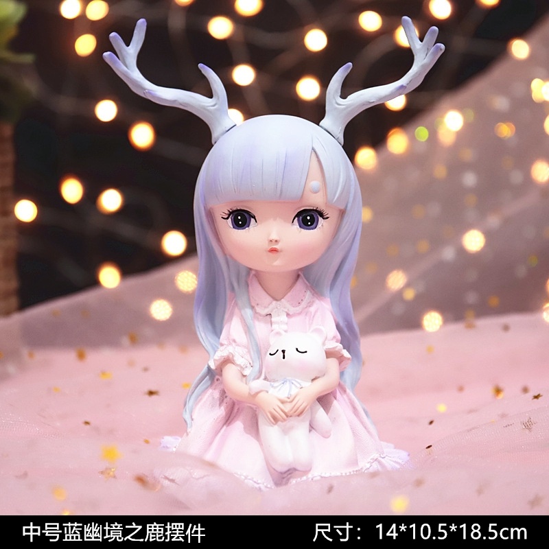 Búp Bê Công Chúa Trang Trí Bánh Kem Dễ Thương