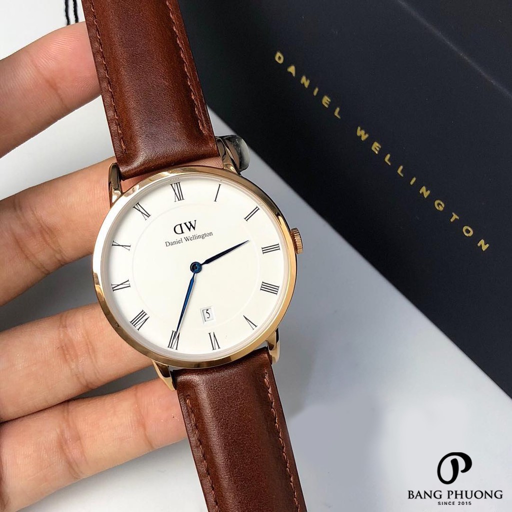 Đồng hồ nam Daniel Wellington Dapper Bristol viền vàng (Có Size Nữ) - DW Chính Hãng