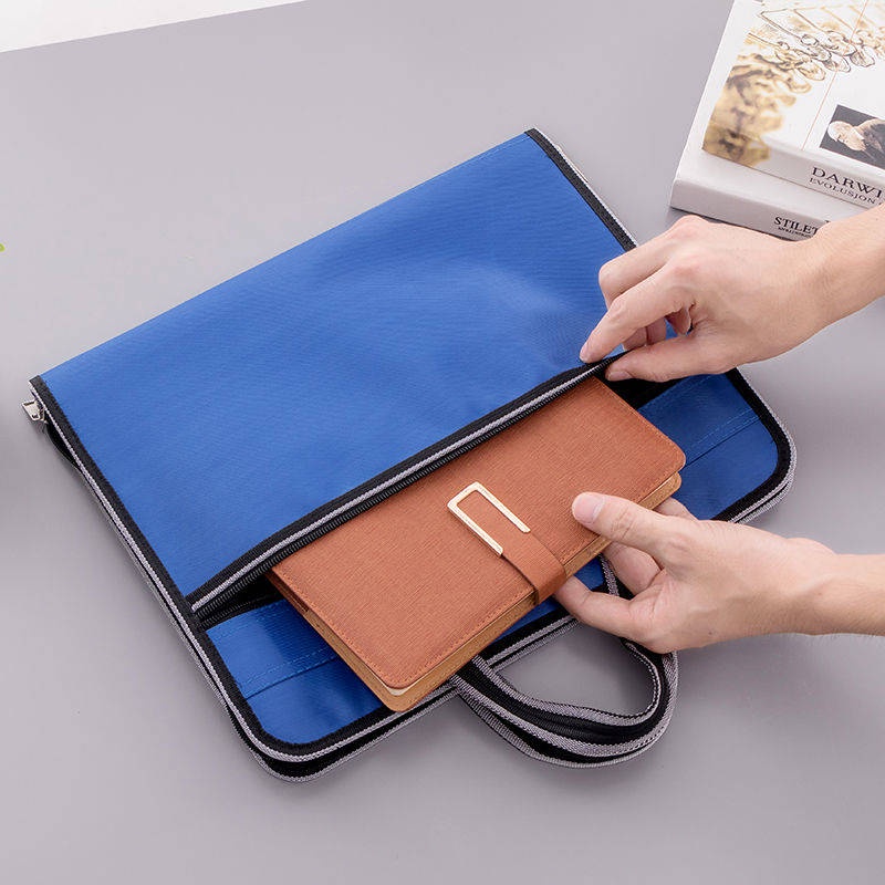 Túi Đựng Hồ Sơ Bằng Vải canvas Cỡ Lớn Nhiều Ngăn Tiện Dụng