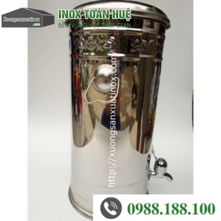 Thùng nước inox trường học , khu công nghiệp , dung tích 12 lít, 15 lít, 21 lít. 30 lít.