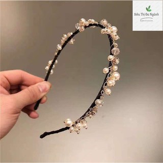 Bờm tóc đính ngọc trai sang chảnh - Phụ kiện thời trang