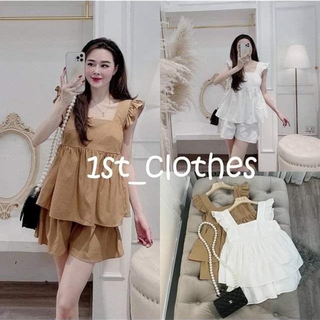 Set Váy Cánh Tiên 2 Dây BabyDoll