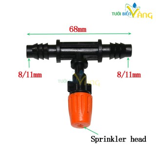 BPS 10mm - Béc phun sương 1 cửa cam chân tê 10mm