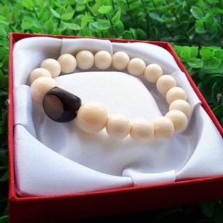 Vòng trúc bạch Bồ đề cho mệnh Thủy và Mộc (mix Mắt Phật)