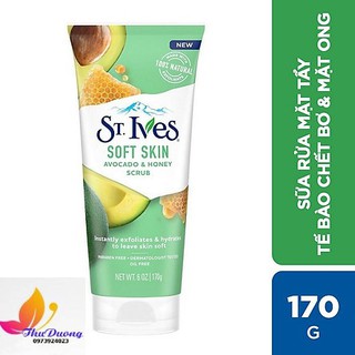 Sữa Rửa Mặt Tẩy Tế Bào Chết St. Ives Bơ & Mật Ong 170g