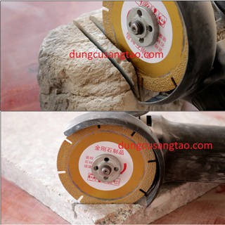 Đĩa cắt phủ kim cương Titanium D100mm (đĩa cắt gạch, đá, thủy tinh, gốm sứ, kim loại)