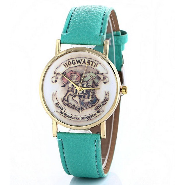 Fashion HOGWARTS Magic School Wristwatch Leather Strap Quartz Watches Xmas Gifts