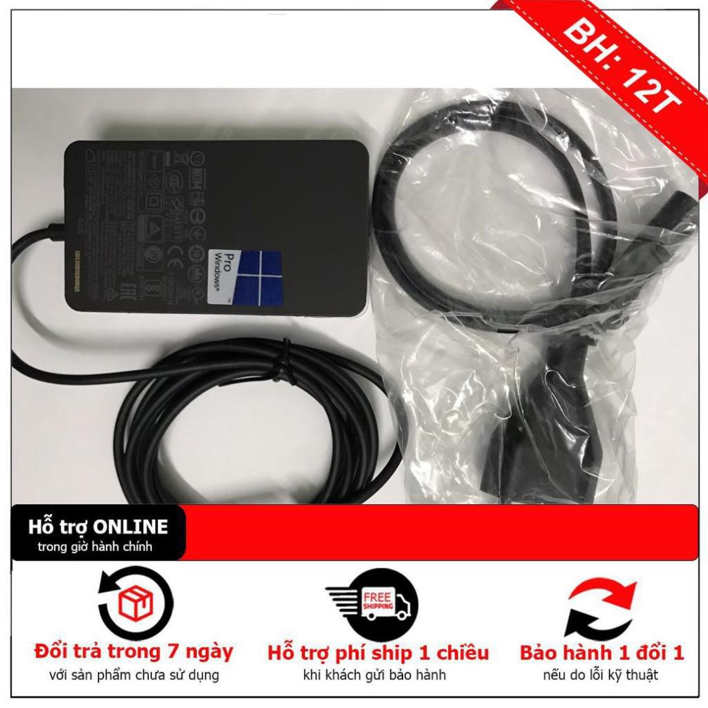 [BH12TH] Sạc dành cho Máy tính bảng Microsoft Surface Pro 6, 7 ( 15v 2.58A-44W)