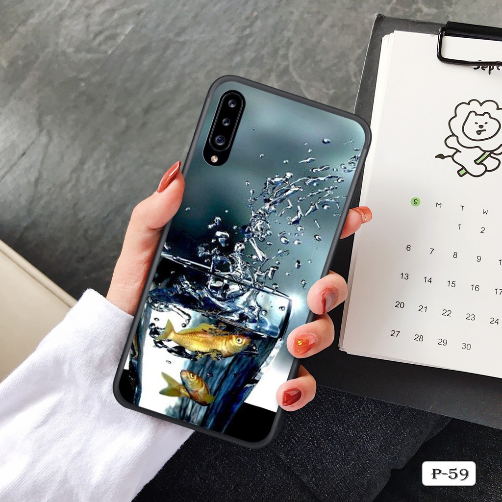 Ốp lưng kính Samsung A50/ A50s- hình 3D