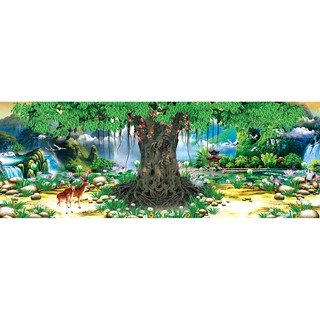 Tranh dán tường 3D Cây bồ đề Luna-003