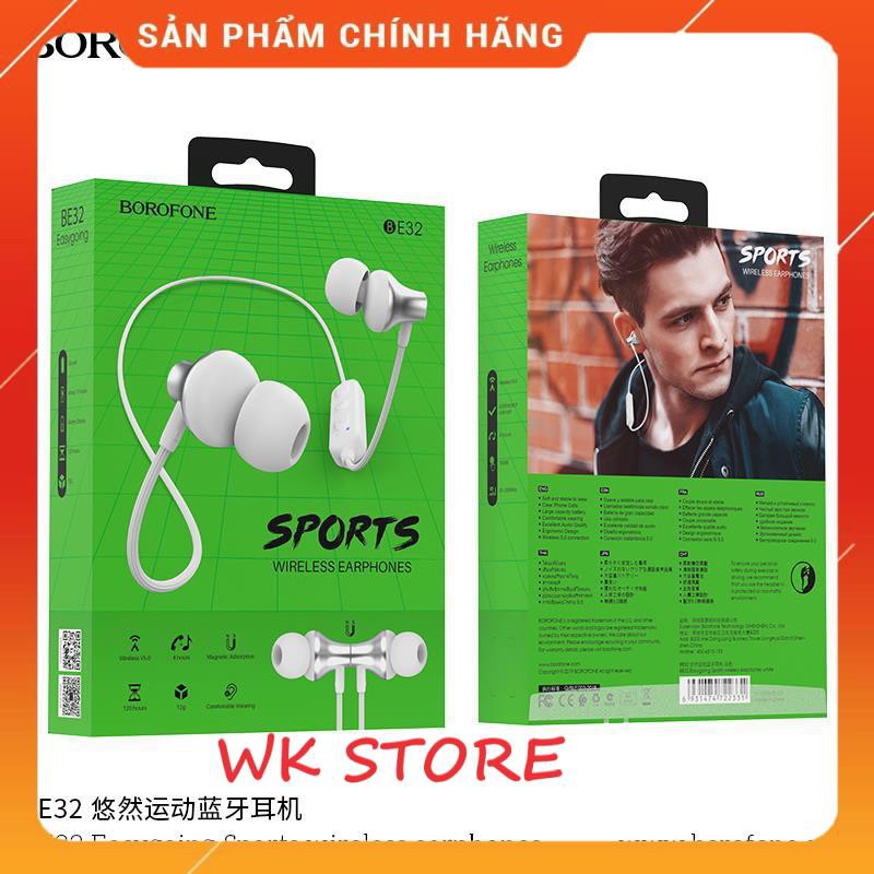 Tai nghe Bluetooth thể thao Borofone BE32 cao cấp,BH 1 năm | BigBuy360 - bigbuy360.vn