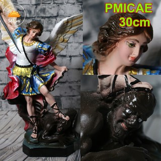 Tượng thánh micae cao cấp loại tượng công giáo siêu bền không bong tróc 30cm PMICAE
