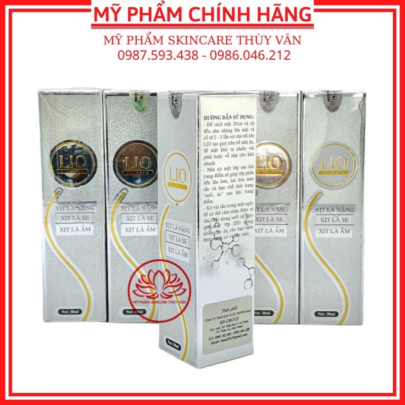 Xịt Khoáng Dưỡng Da Cấp Ẩm Chống Lão Hoá Chính Hãng  LIO 30ml