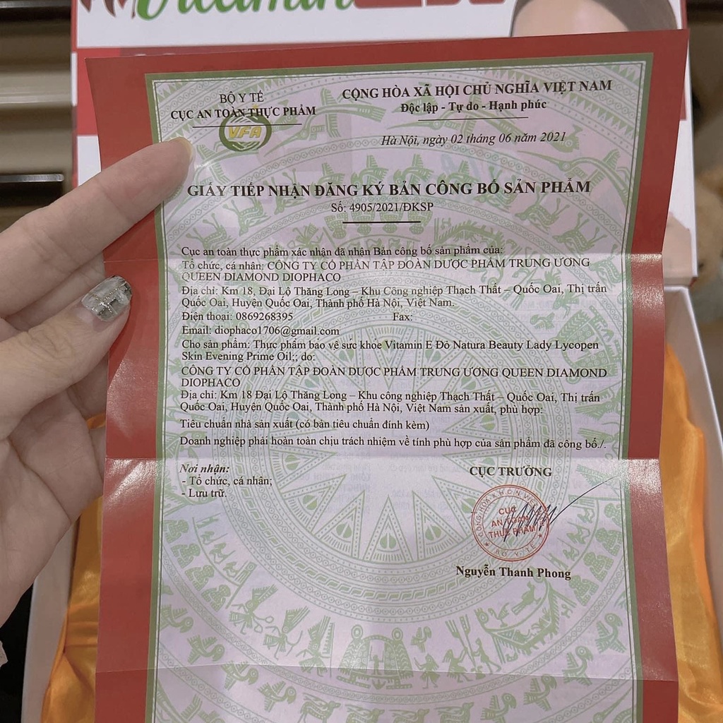 Sét Vitamin E Đỏ 2 Lọ Natura Beauty Hộp 60v