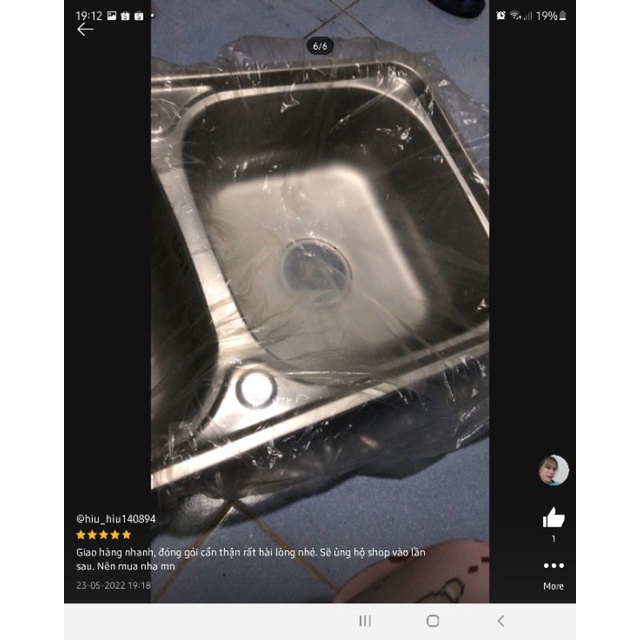 Chậu Rửa Chén Bát INOX,Chậu Hai Hộc Tặng Bộ Xả