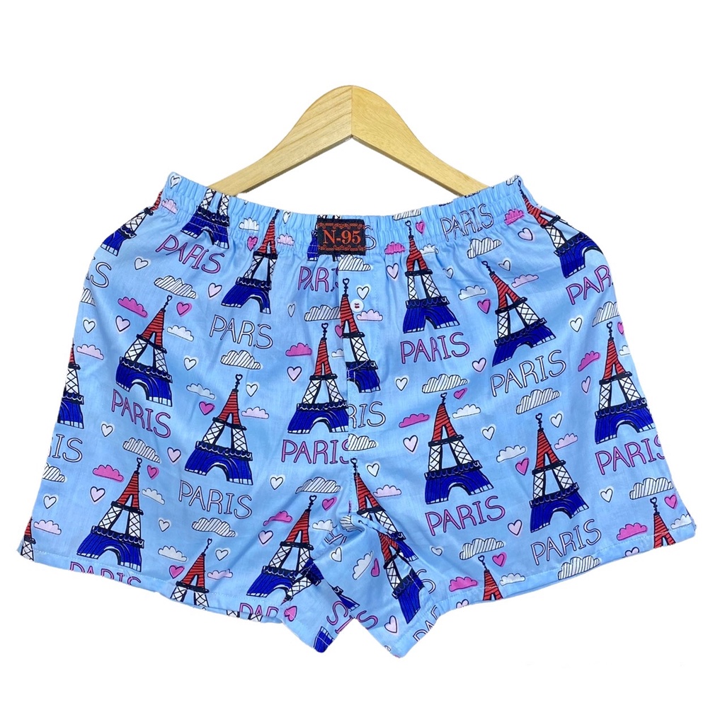 Quần đùi nam cao cấp, quần ngủ nam kate thái không túi