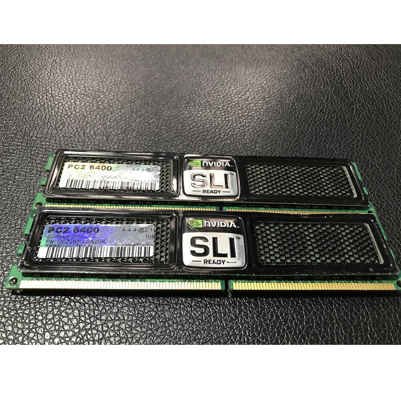 Ram PC DDR2 (PC2) 4Gb bus 800 - 6400U Kit (2x2gb), chính hãng OCZ - Nvidia SLI, bảo hành 12 tháng