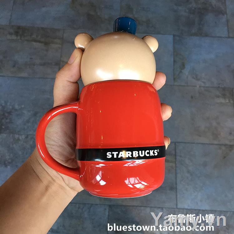 STARBUCKS Ly Nước Starbuck 2018 Hình Chú Gấu Dễ Thương