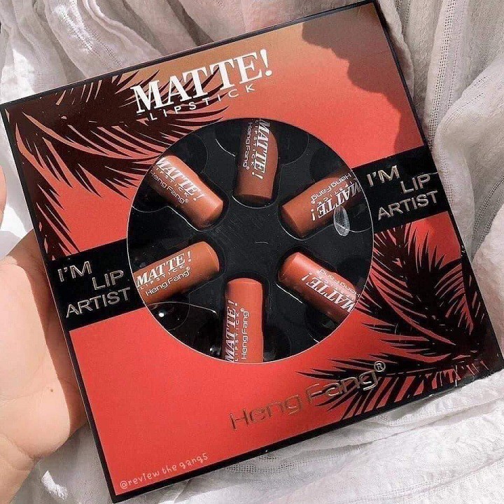 SET SON THỎI LÌ 6 CÂY ARTIST MATTE