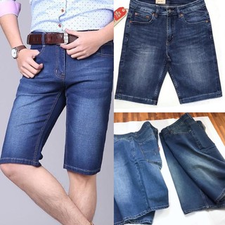 QUẦN SHORT NAM CAO CẤP VẢI JEAN HÀNG CÔNG TY-SHORT JEAN NAM TRƠN SIZE 27-35