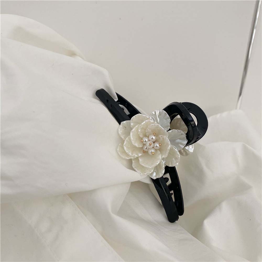 Kẹp Tóc Càng Cua Đính Hoa Thời Trang Cho Nữ