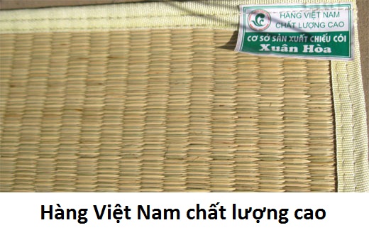 Chiếu cói gấp Xuân Hòa đủ kích thước m2 đến 2m - Hàng Việt Nam xuất khẩu chất lượng cao
