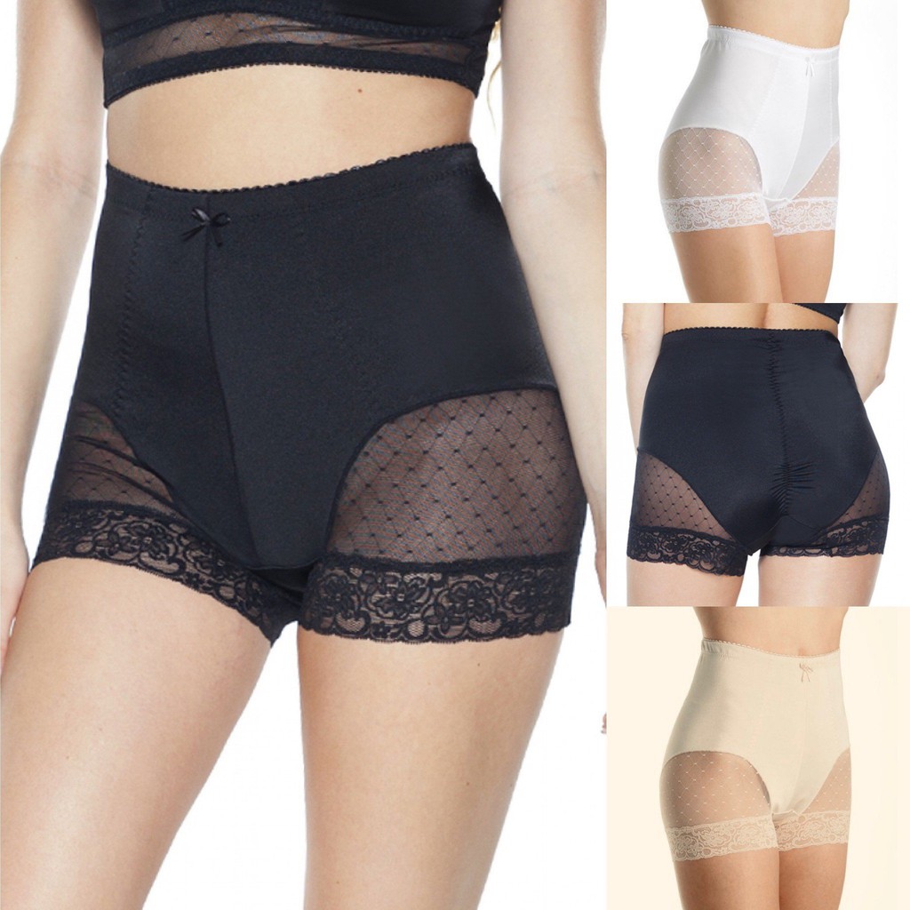 Viviane - Combo 3 quần gen định hình bụng phối ren cao cấp - Catwalk High-Waist Microfiber Shaper | BigBuy360 - bigbuy360.vn