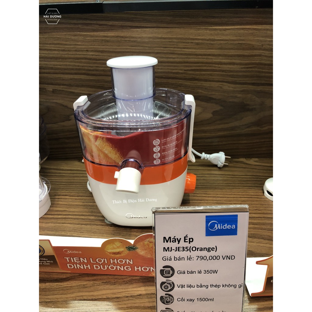 Máy ép trái cây Midea MJ-JE35 350W (Trắng)