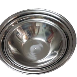 Combo 5 cái thau inox 430 ( 32cm,34cm,36cm,40cm và 45cm)
