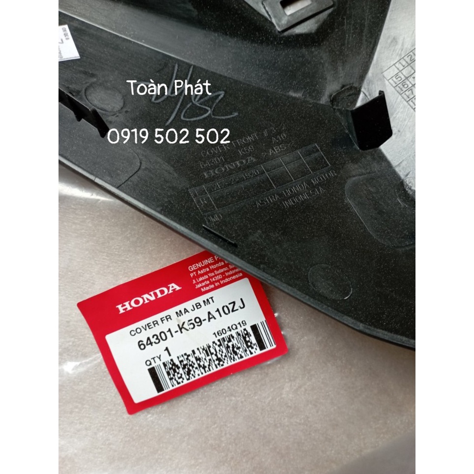 MẶT NẠ LỚN - MẶT NẠ VARIO 2017 VÀNG CÁT - 64301K59A10ZJ - VARIO 125/150 2017 CHÍNH HÃNG HONDA INDONESIA