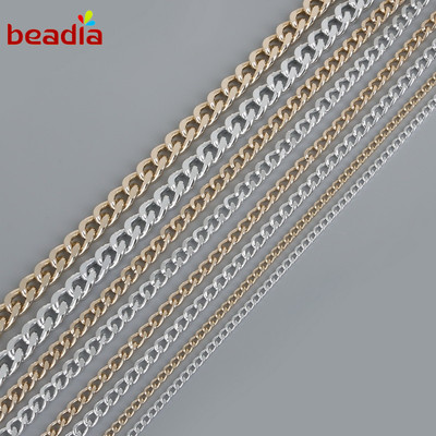 BEADIA Vòng cổ Mạ Nhôm/Vàng/Bạc 4 Kích Thước Dùng Làm Trang Sức DIY
