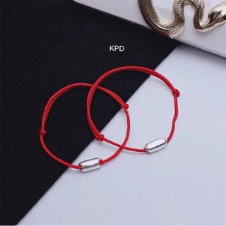 Dây chỉ đỏ hạt gạo bạc