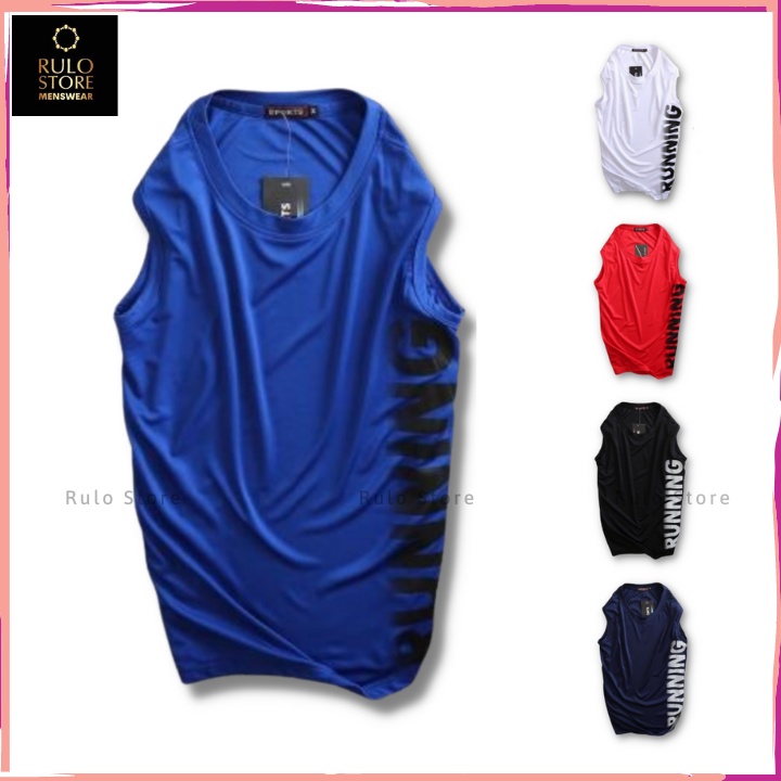 Áo ba lỗ nam Running thể thao thun lạnh