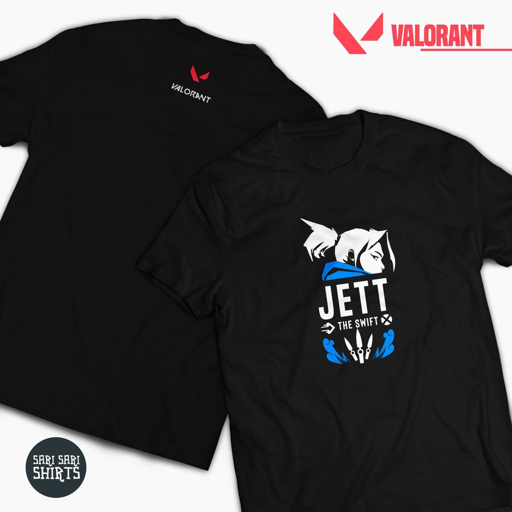 (bán chạy)Áo thun in hinh  Valorant Shirts: Jett the Swift độc đẹp giá rẻ