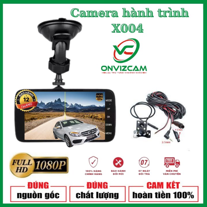 [RẺ VÔ ĐỊCH] Camera hành trình ô tô x004/ CX8- Full hd1080p - Camera ô tô chính hãng giá nhà phân phối