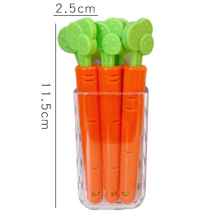 Kẹp Miệng Túi Cà Rốt Bag Clip Lẻ Hoặc Set 5 Kèm Hộp Đựng