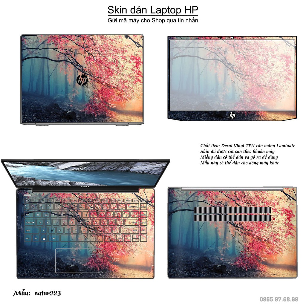 Skin dán Laptop HP in hình thiên nhiên _nhiều mẫu 8 (inbox mã máy cho Shop)